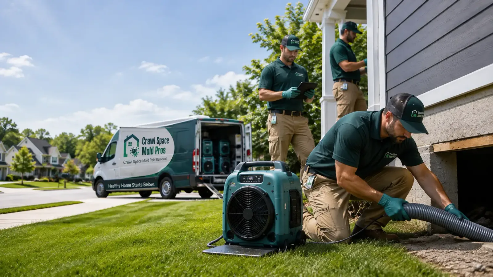Crawl Space Mold Removal in Menlo Park, CA